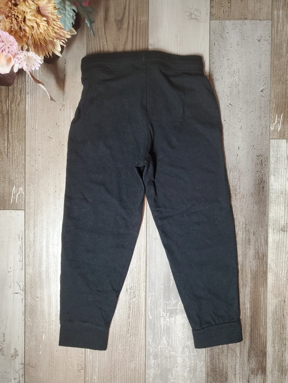 Old Navy Black Lightweight Joggers Size 4T Boy Functional Drawstring NWOT